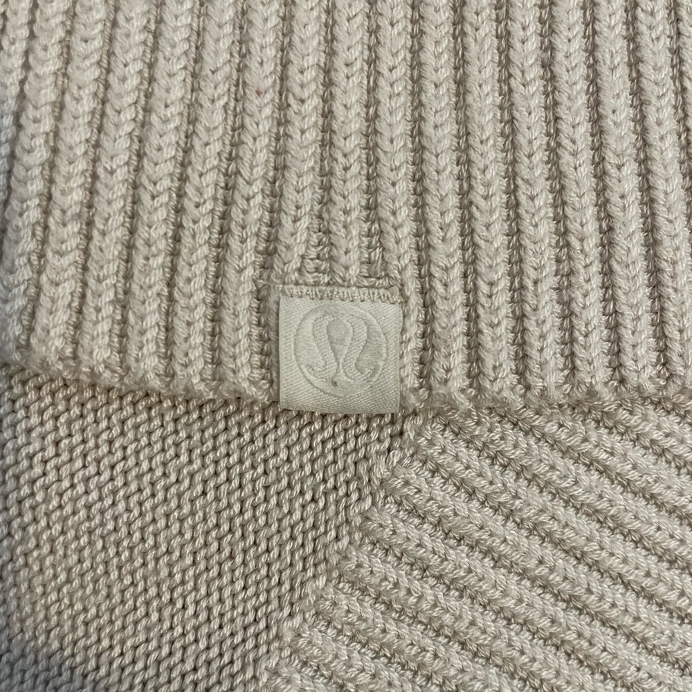 Lululemon Ribbed Knit Sweater - Beige